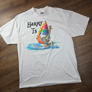 Vintage Harry Ts Destin Florida Shirt XL Double Sided 90s Beach Tourist Tee